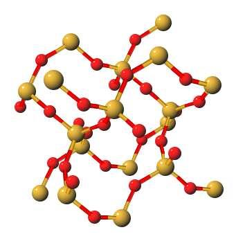 enlazados, formando un sólido cristalino covalente.