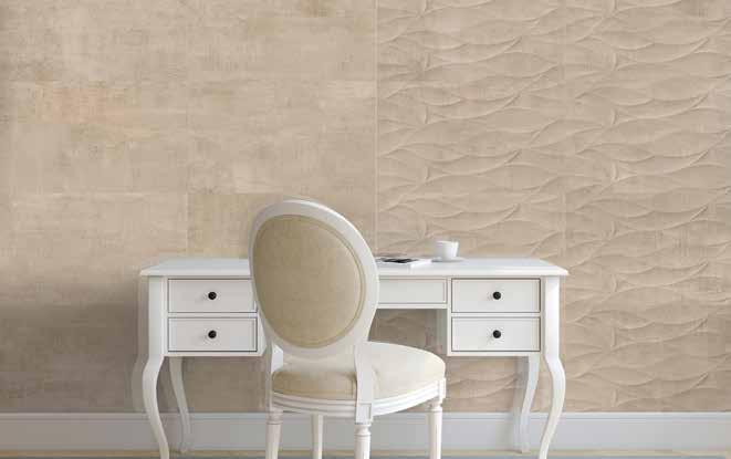 64 bathroomtiles Coast ondas taupe