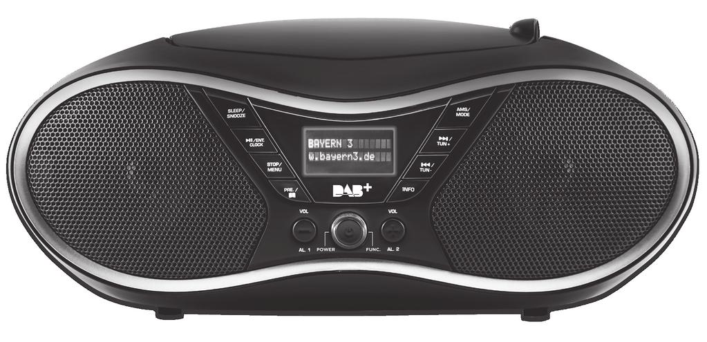 A 17 18 ORC 610 DAB+ B TRAGBARER CD RADIORECORDER DAB+/ PORTABLE CD RADIORECORDER DAB+/ GDAB+ RABADOR DE RADIO CD PORTATIL/ LECTEUR-ENREGISTREUR CD/ RADIO PORTABLE DAB+ 19 USB W C D E F G H V U T S I