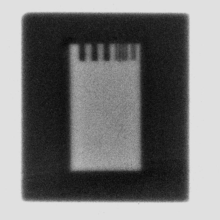 مقايسه تفكيك پذيري MR ژل دوزيمتري و فيلم دانسيتومتري بر اساس DMTF Dose(cGy) 00 95 90 85 80 75 Optical Density 3.5.5 y = 7.098x 3 34.04x + 5.999x 0.