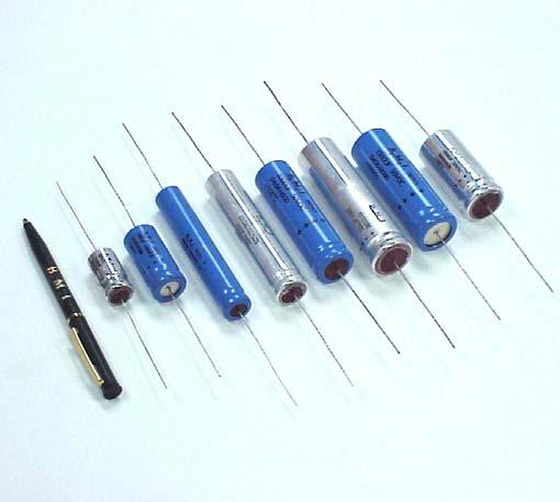 +105 C Tubular Axial Lead Aluminum Capacitors 601D Features- Wide Temperature Range Military Version Mil-PRF-39018/03 Long Life Low ESR General Specifications- Operating Temperature: -55 to +105 C