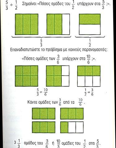 Διαύρεςη κλαςμϊτων Γρϊψτε