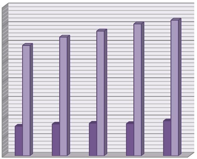 U grafikonu 3. prikazani su podaci iz prethodne tablice točnije visine oročenih depozita i depozita po viđenju u hrvatskim bankama u razdoblju od 2009.-2013.godine. Grafikon 3.