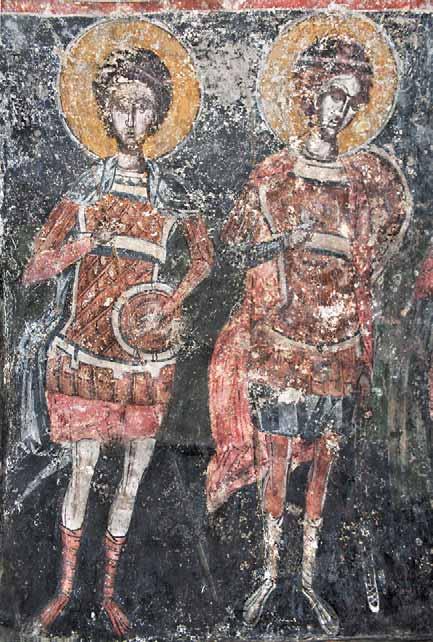 ЗОГРАФ 38 (2014) [153 163] Сл. 9. Свети Прокопије и свети Нестор (?) Fig. 9. St. Prokopios and St Nestor (?