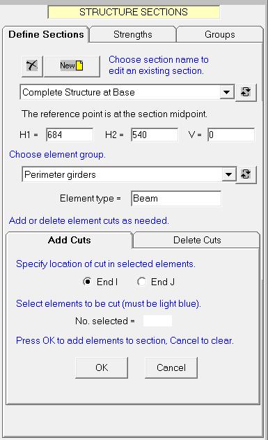 مقاطع سازه Structure Sections مقطع سازه یک برش در سرتاسر یا بخشی از سازه بوده و کاربرد های متعددی دارد. نیروهای مقطع سازه می تواند برای کنترل رفتار سازه مفید است.