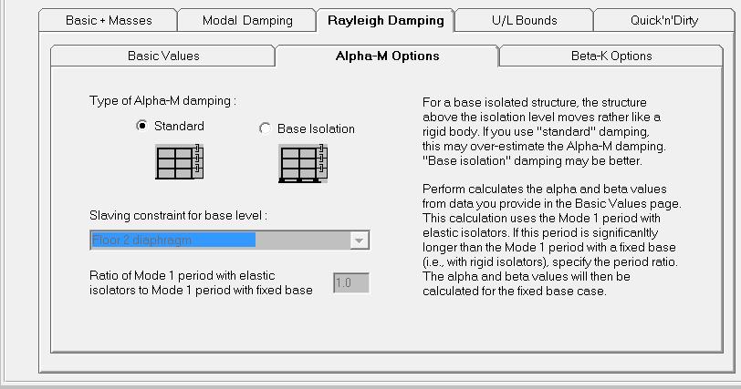 روش اجراء در وظیفه Run Analysis از فرمseries Analysisو صفحه های Rayleighو Damping Alpha- optionsm استفاده شود.