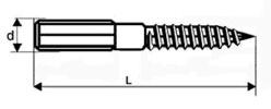 Βίδα Art 9083 Μπουζονοστρίφωνο Dowel screw (standard type) d M6 M8 M10 M12 l 40-120 40-180 60-200 100-200 Art 9098 Ροδέλα µε λάστιχο Sealing washer d 4,7 5,2 6,4 6,7 8,5 9,2