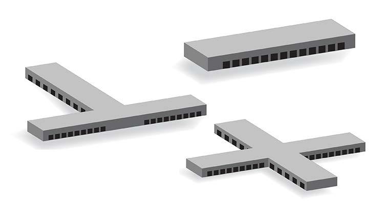 Σχήμα 5.3 Σχήματα εγκαταστάσεων cross docking 5.