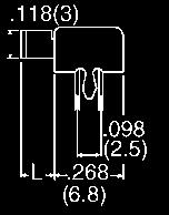 (3) On-On PC Board EG96-ND 6. 5.57 4.8 3.85 EG06 6 Right ngle 0. @ 30VDC SPDT.