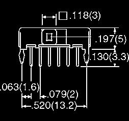 5) On-On Solder ugs EG90-ND 6. 5.57 4.8 3.85 EG0 Straight 0. @ 30VDC SPDT () On-On PC Board EG903-ND 6. 5.57 4.8 3.85 EG8 3 Straight 0.