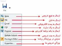 اسالمی ارشاد و فرهنگ وزارت رایانهای میکس ف.ه 87-/15/5 استاندارد: کد Output بازشوی لیست 4-6 یک به ارسال ویدیویی فایل یک قالب در میتواند Capture عملیات از حاصل خروجی قسمت این در گیرد.