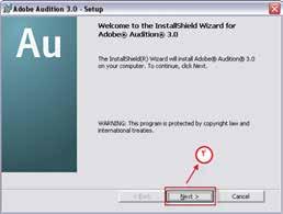 نرمافزار نصب و صوت مفاهیم شناخت توانایی محیط شناخت و Adobe Audition 5 پنتیوم پردازنده Sevem ویندوز یا Xp SP 2.
