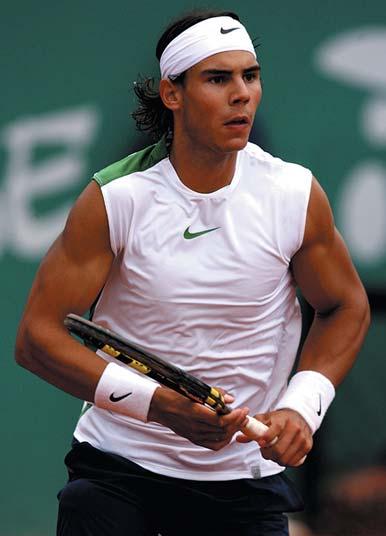 teniso žvaigžde Rafaeliu Nadaliu (Rafael Nadal).