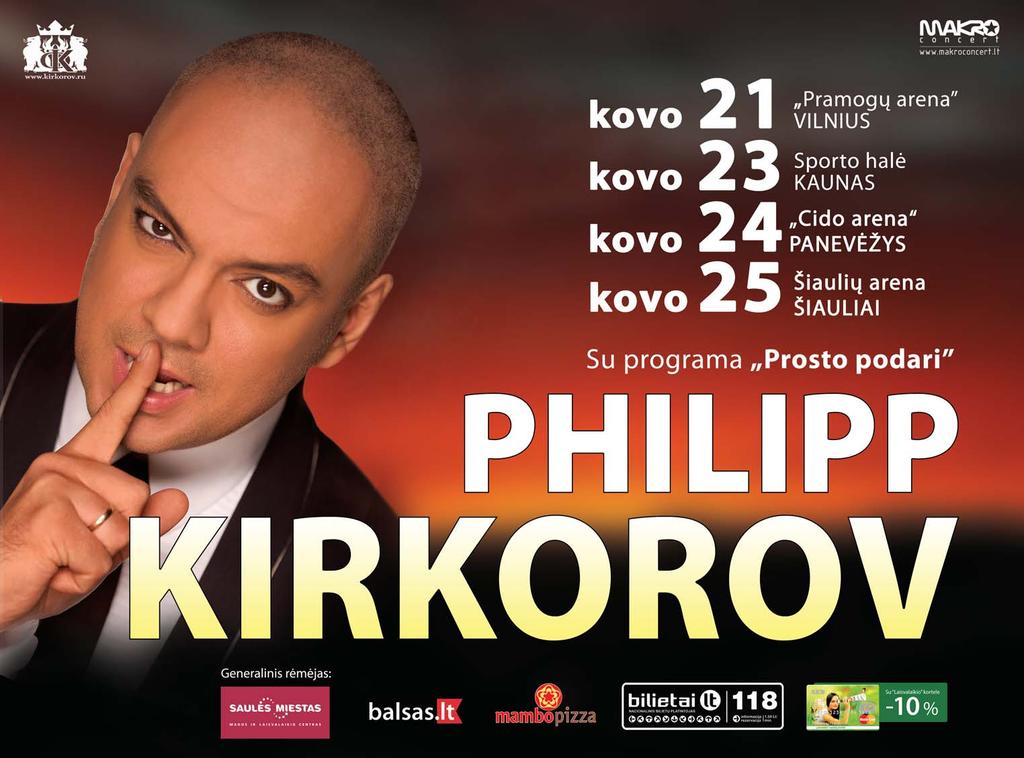 Simonas KUPRYS Bilietai tik laimingiesiems Vienintel Mirej Matj pasirodym Pramog arenoje Vilniuje gal s steb ti tik 3 t kst. ži rov.