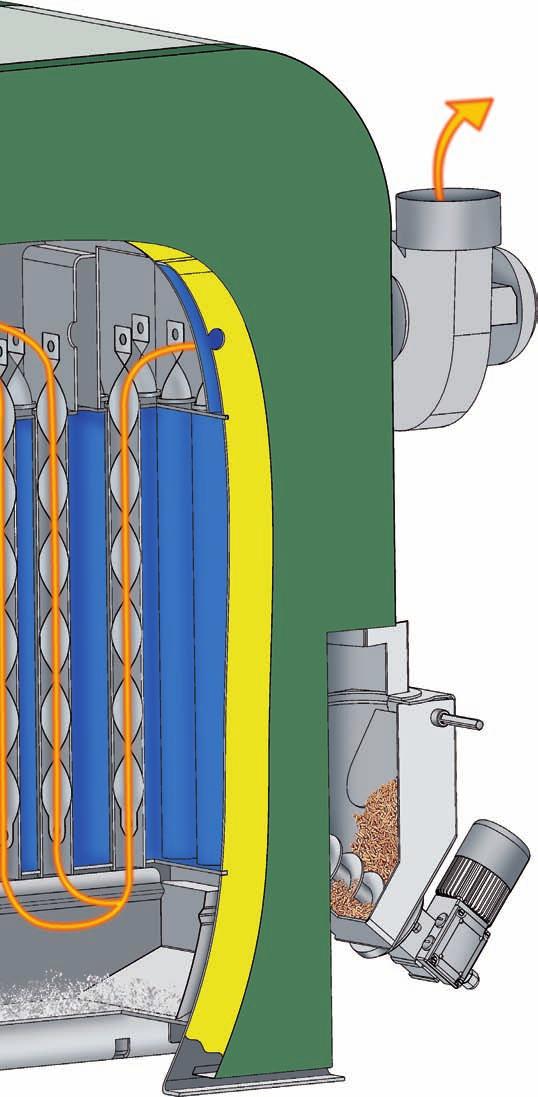 HERZ pelletstar-a 9 Varçno izgorevanje s sondo lambda 10 8 z vgrajeno sondo lambda, ki nenehno nadzira izgorevanje tako, da doseωemo vedno optimalne emisijske vrednosti.