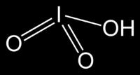 3 хлорна киселина HBrO 3 бромна киселина HIO 3