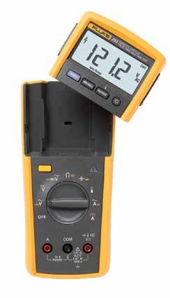 רב מודד עם תצוגה נישלפת Fluke 233 רב מודד חדש Fluke 233 מאפשר לך להיות בשני מקומות בו זמנית התצוגה הנישלפת פותרת את בעיית אחיזת רב המודד וחוטי הבדיקה לביצוע מדידה, מה שמאפשר ביצוע מדידות במקומות