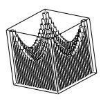 Plot perkeliamas grafiko langas, kuriame esančios žymės vietoje skliaustuose surašomi erdvės koordinačių vardai x = ( exp( 0,05t )) sin t 54 pavyzdys Spiralės y = ( exp( 0,05t )) cost