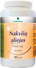 naudingų medžiagų. Nakvišų aliejus polinesočiųjų riebalų rūgščių šaltinis. Jame yra ypač daug linoleno ir gama linoleno rūgščių bei kitų medžiagų.