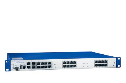 darbo grupė su 8 Fast Ethernet jungtimis 10/100 BASE-T (RJ45), papildoma kombinacija Gigabit Ethernet jungtys (SingleMode/MultiMode SC-100 Mbit, SFP-100- Mbit, RJ45-10/100 Mbit sloti); rezervacijos