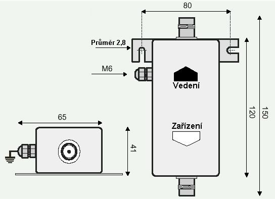 Číslo strany : 35 Koniec životnosti skrat skrat skrat skrat Ochrany pre vedenie Twin Ax a Ethernet N 180 BNC 180 TW 280 Tieto ochrany sú určené pre sieť Ethernet a Twin Ax, ktoré sú prevedené tenkým