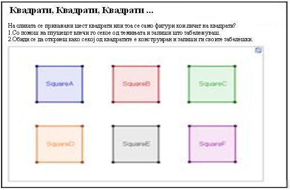 Активност 5: Цртежи, конструкци