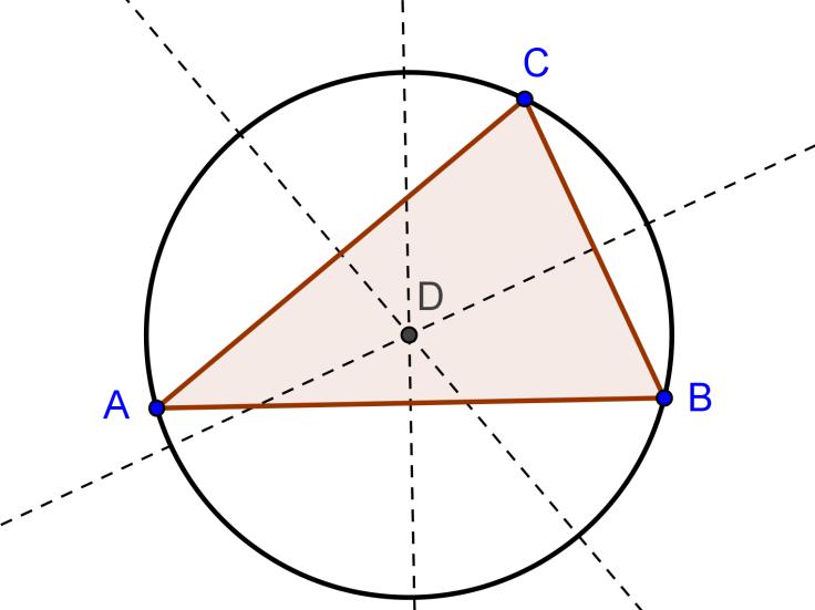 Предизвик: Модифицирај ја твојата конструкција за да одговориш на следниве прашања:: 1. Дали може центарот на триаголникот да лежи надвор од триаголникот?