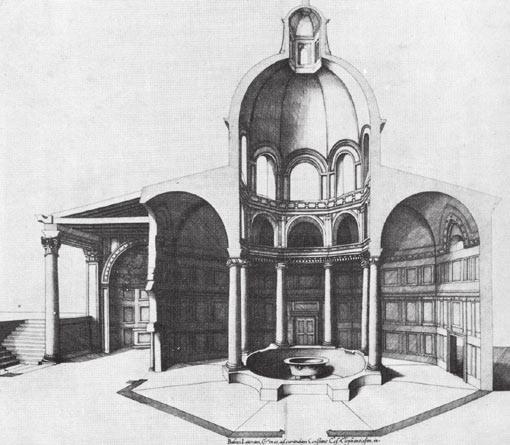 Ni{ i Vizantija VIII 81 Сл. 24 Рим, Латерански баптистеријум, 313, 432-440. Fig. 24. Rome, Lateran baptisterium, 313, 432-440 купатилима.