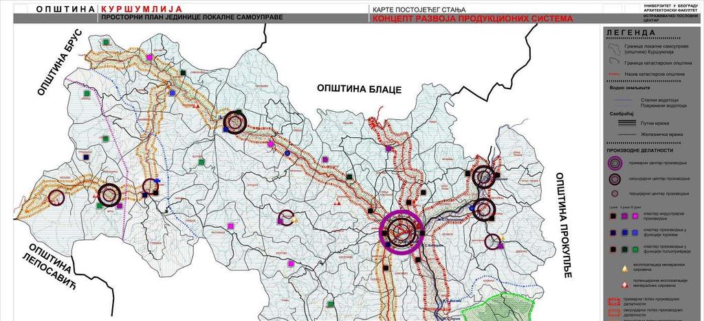 Металопрерађивачка индустрија која се базира на предузећу Металац није у завидној ситуацији и развој ове делатности уз производњу грађевинског материјала се може базирати на: покретање постојећег