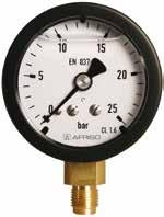 Control Aparate de verificare Manometre RF 50 PPS pentru pompe Descriere Manometru pentru verificarea presiunii şi aspiraţiei la pompele arzătoarelor cu combustibil lichid.