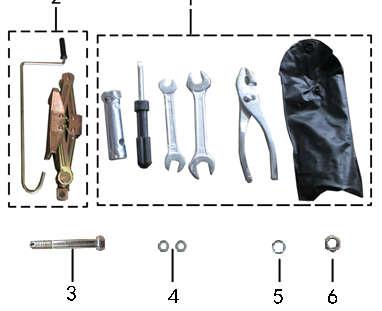 F-31 1 AFT-S91100000G 06000-0000-0300 Vehicle Tools 1 0 2 AFT-S91210000J 06001-0000-0000 Jacs And Handle ( Set ) 1 0 3 B057820012008070C B057820012008070C Gb/T 5782-2000 Hexagonal Bolt M12 80 1 0 4