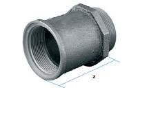 Uponor Wipex reducirka za Uponor Ecoflex predizolirane cevi Aqua Single, Aqua Twin, Thermo Single, Thermo Twin, Thermo Mini, Quattro Dimenzija O tesnila d notr.
