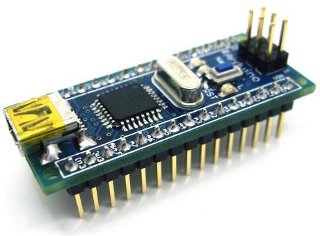 Stran 20 Krmiljenje mikrokrmilniškega modula Arduino in njegova uporaba pri komunikaciji z ostalimi napravami B USB kabel za povezavo.