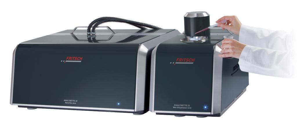 Wet Dispersion Unit واحد دیسپرژن تر مزایا شدت التراسونیک قابل تنظیم برای دیسپرژن بهینه قابلیت برنامهدهی برای انعطاف بیشتر حجم سوسپانسیون متغیر بین تا 500 میلیلیتر قابلیت استفاده از بنزن الکل و