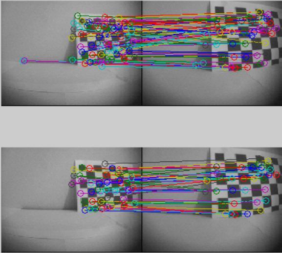 На слици 7а) представљена је промена линеарне брзине мобилног робота у току кретања (видети израз (17)). Слика 7б) приказује промену угаоне брзине робота (излаз из ВНМ).
