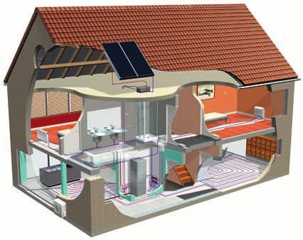 Daikin Altherma split za niske temperature SPLIT SISTEM SE SASTOJI OD JEDNE SPOLJNE I JEDNE UNUTRAŠNJE JEDINICE SPOLJNA JEDINICA: EFIKASNO ISKORIŠĆAVANJE ENERGIJE IZ VAZDUHA Spoljna jedinica crpi