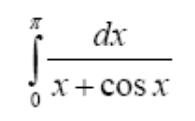 . колоквијум Задатак 3 Израчунајте интеграл трапезном формулом за m = 4. Тачна вредност интеграла,368.