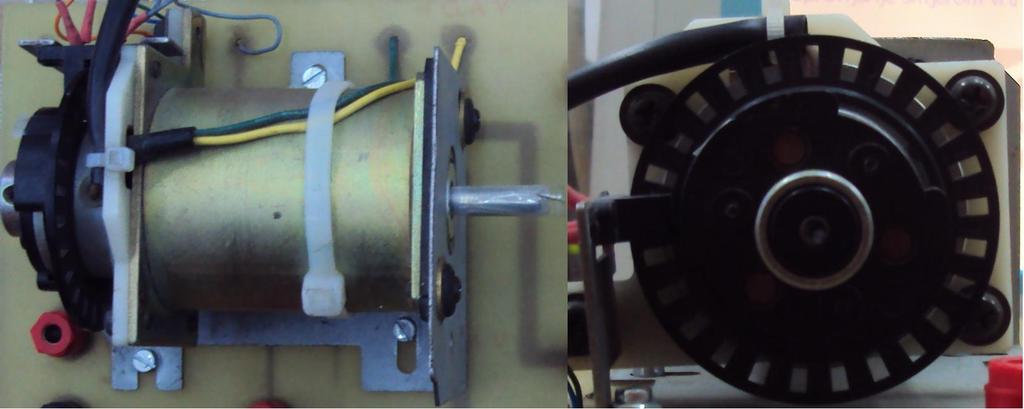 U ovoj maketi se koristi istosmjerni motor male snage (do 50 W) sa permanentnim magnetima kao uzbudom. Na motor je ugrađen inkrementalni davač položaja s kojim se mjeri brzina vrtnje.