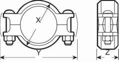 ACCESSOIRES FOR VLR/VLRI/VLR CIRCULAR FLANGES CODE DESCRIPTION Material Ext D inter. S N Holes D holes F Filett. hole B a sald.