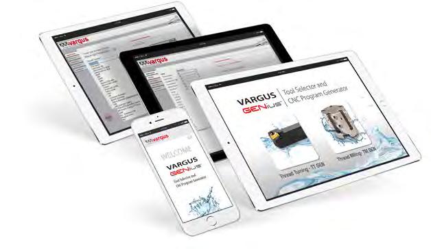 VARGUS Ius Tool Selector and CNC Program Generator The most popular and advanced thread turning and thread milling software on the market today. Available in 4 versions at www.vargus.