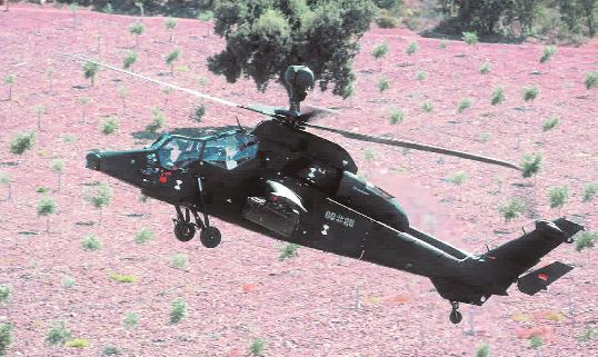 RATNO ZRAKOPLOVSTVO Eurocopter Tiger - europski tigar ZajedniËki francusko-njemaëki proizvod Tiger osmiπljen je kao izravna konkurencija ameriëkom Apacheu.