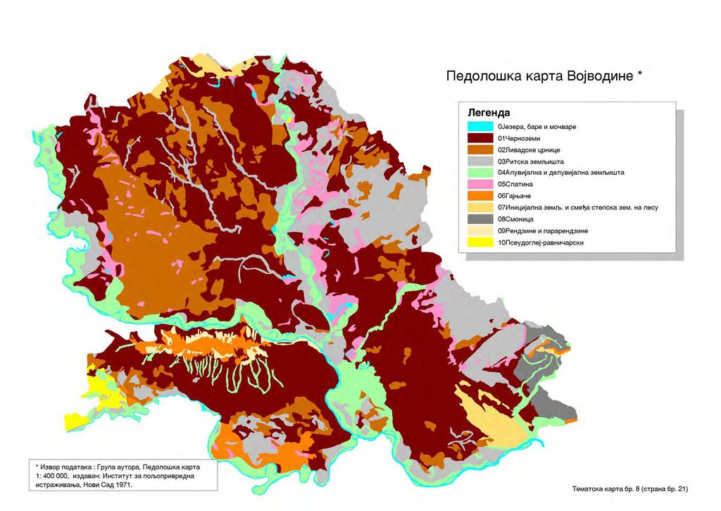 Рендзина и парарендзина (14.491 ha) Ова земљишта су распрострањена на ободима Фрушке горе.