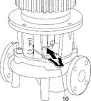 Fig. 45: Montavimo šakutės pritvirtinimas Sumontuokite darbaratį su poveržle (-ėmis) ir veržle, priveržkite prie darbaračio išorinio skersmens.