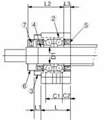 5 16 11.3 16 BK17 φ2,φ25 17 15 53 23 M17 1 17.5.5.5.3.6 5 3. 21 14.3 21 Model Shaft Diameter d1 L L1 L2 L3 B H b h ±.2 ±.2 B1 H1 E P C1 C2 d2 X Y Z M T BK2 φ25,φ28 2 16 53 25 M2 1 15.5.5.5.3.6 5 3. 21 16 21 BK-12 12 25 6 29 5 6 43 3 25 35 32.