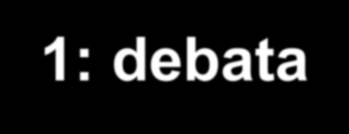 Primjer 1: debata 1. Što se dogodilo s pacijentom? 2.