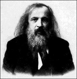 Zakon periodičnosti Dmitrij Ivanovič Mendeljejev (1834-1907) je 1869. objavio tablicu periodnog sistema i zakon periodičnosti.