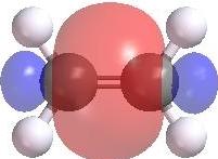 . Kovalentna kemijska vez Če si pobliže ogledamo sosednja atoma v neki molekuli s kovalentnimi vezmi, opazimo, da je za elektrone energijsko najugodneje, če se nahajajo na sredini med obema jedroma,