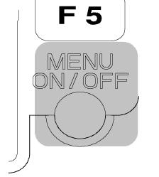 Exemplu 3. Apăsați tasta MENU ON/OFF F5. 4.