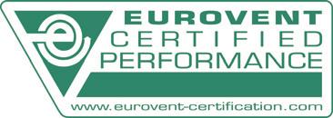 eu - BE 0412 1 336 - RPR Oostende  participates in the Eurovent Certified Performance programme for Liquid Chilling Packages and Hydronic Heat Pumps, Fan Coil Units and Variable