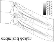 mass flow sentropc pressure entropy [kg/sec] effcency rato producton Rotor67 33.774.9189 1.6758.9467 Optmum 33.929.93528 1.6859.73263 entropy producton.1.8.6.4.2 optmzed desgn -.2 span Fg.